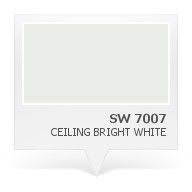Sw 7007 Ceiling Bright White Paint Colors For Home Shoji White Paint Colors