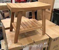 Costco Teak Shower Bench Item 1049998 In 2020 Teak Shower Teak Shower Bench Shower Bench