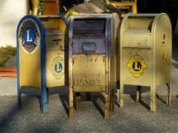 Vintage 1950s American Post Office Box Post Office Mailbox Box