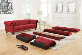 Ashley Furniture Signature Design Malchin Casual Upholstered Loveseat With Faux Crystal Button Tufting Rta Sofa In Ashley Furniture Outlet Furniture Red Sofa