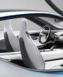 Blue Bmw Color Accent Comfort Ergonomics Leather Seamless Seat Soft Stitching White Concept Car Design Car And Motorcycle Design Car Interior Design