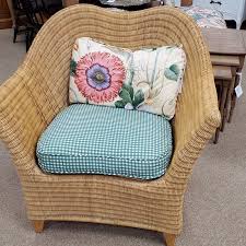 Vintage Wicker Chair Savannah Furniture Consignment In 2020 Vintage Wicker Chair Consignment Furniture Upholstered Arm Chair