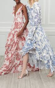 This Oscar De La Renta Long Sleeve Cocktail Dress Features A Wrap Silhouette A Ruffled High Low Hem Long Sleeve Cocktail Dress Trendy Cocktail Dresses Dresses