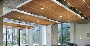 Image Result For Open Plenum Acoustic Ceiling Wood Slat Ceiling Ceiling Basement Ceiling Options