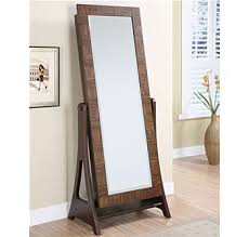 Stand Up Mirror Jewelry Box Zebrano Walnut Cheval Or Wall Mount Storage Mirror Shop By Department Jewelry Mirror Mirrored Armoire Standing Jewelry Armoire