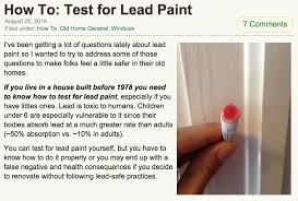 How To Test For Lead Paint The Craftsman Blog Lead Paint Painting Balloon Frame
