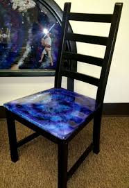 She Used The Coolest Painting Technique To Turn Basic Furniture Into A Galaxy Redo Furniture Ikea Furniture Flipping Furniture