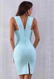 Bodycon Dress Party Sky Blue Dress 99 00 Get This Beautiful Dress For Your Party Excellent Quality Of Fabri Bodycon Dress Parties Bodycon Dress Classy Dress