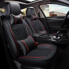 2018the New 5seats Front Rear Universal Car Seat Covers For Peugeot 206 207 2008 301 307 308sw 3008 408 4 Car Seats Leather Car Seat Covers Leather Car Seats