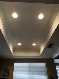 Removed Old Lighting Installed Led S Crown Molding Drywall Mud And Texture Kitche Kitchen Recessed Lighting Kitchen Lighting Fixtures Home Lighting Design