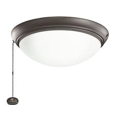 Low Profile 1 Light Bowl Ceiling Fan Light Kit Products Led Light Kits Led Fixtures Ceiling Fan