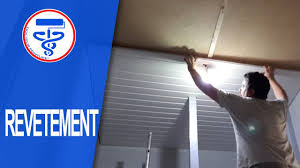 Comment Poser Un Lambris Pvc Au Plafond Docteur Peinture Youtube