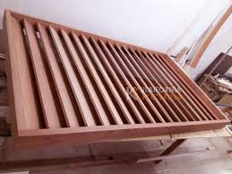Divider Kayu Nyatoh Pine Wood Furniture Custom Made Furniture Divider