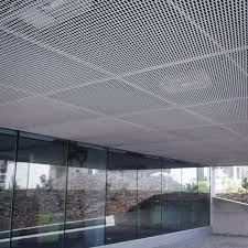 Ceilings Made Of Expanded Metal Or Wire Mesh Marianitech Expanded Metal Metal Ceiling Perforated Metal