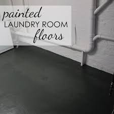 Nothing But Paint Laundry Room Makeover Painted Concrete Floors Basement Laundry Room Makeover Laundry Room Makeover Painted Concrete Floors