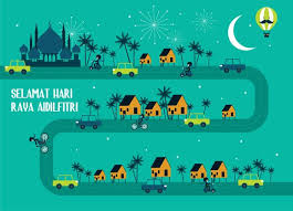 Hari Raya Balik Kampung Greetings Event Poster Design Flyer Design Inspiration Greetings
