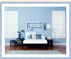 Denim Blue Can Give A Cool Finish To A Space Behrpaint Paint Fabric Inspiration Modern Bedroom Colors Blue Painted Walls Light Blue Bedroom
