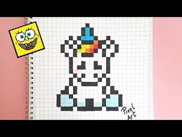 Pixel Art Comment Dessiner Un Panda Kawaii Pas A Pas Youtube Pixel Art Chaton Pixel Art Licorne Pixel Art