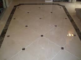 Ceramic Floor Borders Marble Floor With 3 X3 Clipped Corners With Picture Frame Border Flooring Marble Flooring Design Marble Floor