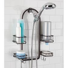 Mdesign Handheld Shower Head Shower Caddy Bronze Small Bathroom Organization Ikea Bathroom Accessories Shower Heads