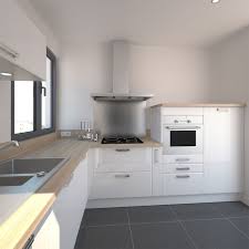 Cuisine Blanche Design Meuble Iris Blanc Brillant Oskab Cuisines Design Cuisine Blanche Et Bois Cuisine Schmidt