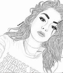 Coloriage Fille Swag Resultats Yahoo France De La Recherche D Images Dessin Noir Et Blanc Portrait Dessin Photo Dessin