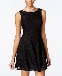 Black Speechless Dress Shop For And Buy Black Speechless Dress Online Macy 39 S Cocktail Dress Lace Fit And Flare Cocktail Dress Lace Dress