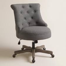 One Of My Favorite Discoveries At Worldmarket Com Charcoal Elsie Upholstered Upholstered Office Chair Upholstered Desk Chair Home Office Chairs