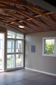 Exposed Ceiling Insulation Basement Ceiling Exposed Basement Ceiling Basement Ceiling Ideas Cheap