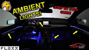 Easy Ambient Light Install On A Mercedes Or Any Car Youtube