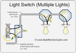 How To Wire A Switch With Multiple Lights Home Electrical Wiring Light Switch Wiring Electrical Wiring