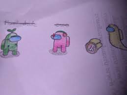 I Tried To Draw A Crew Mate And Imposter Amongus