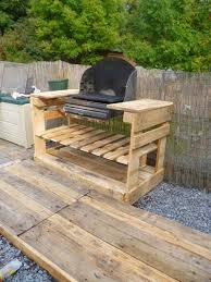 Instructions Et Des Plans Pour Construire Un Barbecue Avec Palettes Etape Par Etape Construire Un Barbecue Projets En Bois De Palette Meuble Jardin