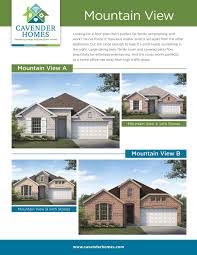 Mountain View New Homes For Sale Floor Plans New Homes