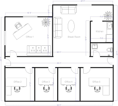 Office Layout Example Smartdraw Office Floor Plan Small Office Design Office Layout Plan