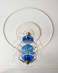 A Plaster Ceiling Medallion With A Ring Of Pearls And A Ring Of Fluting Was Designed To Continue The Plaster Ceiling Plaster Ceiling Design Ceiling Medallions