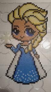 Elsa From Frozen Frost Perler Beads Hama Perler Bead Disney Perler Beads Perler Patterns