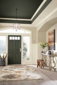 5 Inspiring Entryway Ideas That Make A Good First Impression Colored Ceiling Foyer Colors Ceiling Paint Colors