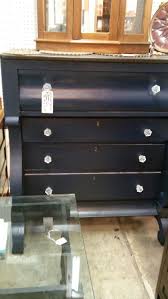 Painted In Dixie Belle Chalk Paint Bunker Hill Blue With Black Wax And A Stained Top Flipping Furniture Dixie Belle Paint Home Decor