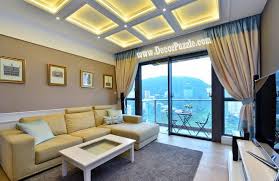 Coffered Ceiling Led Lights For Living Room False Ceiling Jpg 720 468 Suspended Ceiling Design Pop False Ceiling Design Ceiling Design