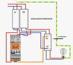 Schema Interrupteur Crepusculaire Avec Contacteur Et Horloge Contacteur Schema Electrique Plan Electrique Maison