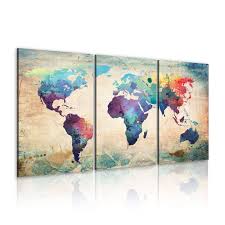 Epingle Par Pa Glandier Sur Cadres Coloc Triptyque Peinture Murale Tableau Decoration Murale