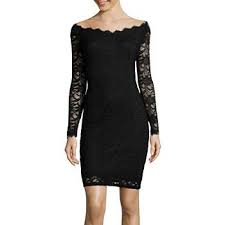 Party Cocktail Black Dresses For Women Jcpenney Long Sleeve Sheath Dress Jcpenney Dresses Black Cocktail Dress