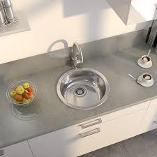 Evier Cuve Ronde Inox A Encastrer Xoni Castorama Evier Cuisine Evier Castorama