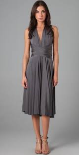 Twobirds Gray Tea Length Convertible Dress Cocktail Evening Dresses Chiffon Cocktail Dress Designer Bridesmaid Dresses
