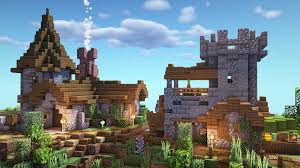Minecraft Medieval Village In 2020 Minecraft Medieval Minecraft Medieval Village Amazing Minecraft