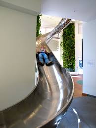 Slide At Google Office Google Office Office Interior Design Office Interiors