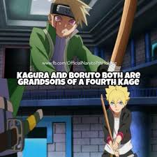 Yagura And Boruto Are Both The Grandson Of A Fourth Kage Naruto Facts Anime Naruto Funny Naruto Memes