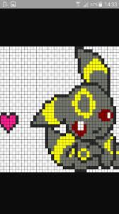 Noctalie L Evolution De Evoli Niveau Difficile Pixel Art Pokemon Evoli Pokemon Evoli