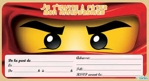 8 Invitations Anniversaire Lego Ninjago 123 Cartes Invitation Anniversaire Garcon Anniversaire Lego Invitation Anniversaire